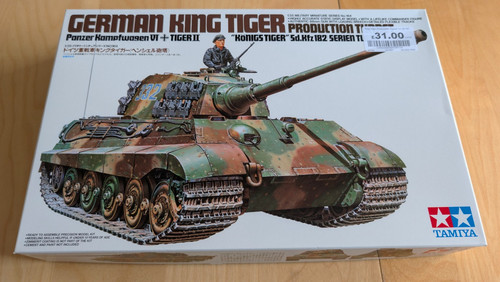 Tamiya german king tiger - 1:35,