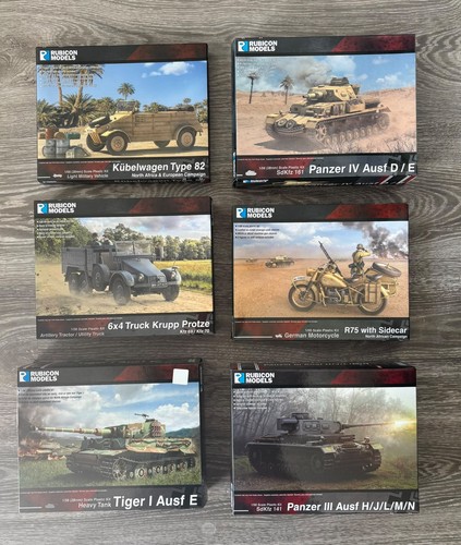 Rubicon models 28mm - rubicon, tanks