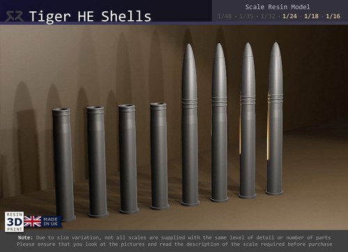 Tiger tank shell - tank, (shells)