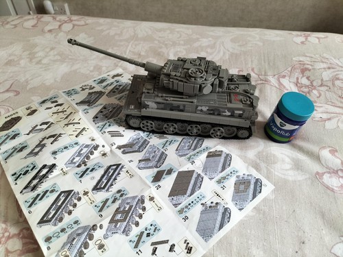 Large moc tiger - (lego,