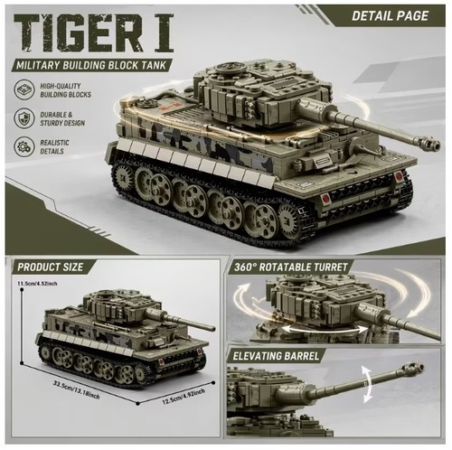 Large moc tiger - large, (lego